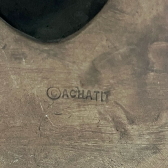 Vintage MCM Achatit Germany Madonna & Child Wall Hanging Sculpture - Picture 11 of 11